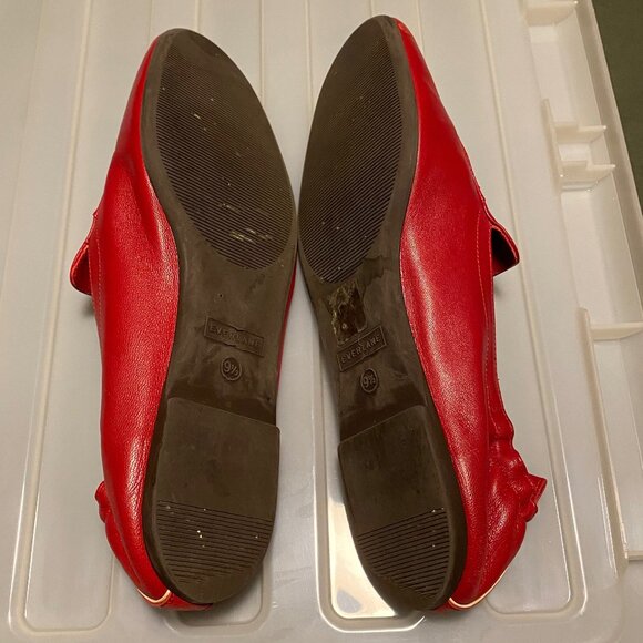 Everlane the Day Loafer in red leather - Picture 11 of 14